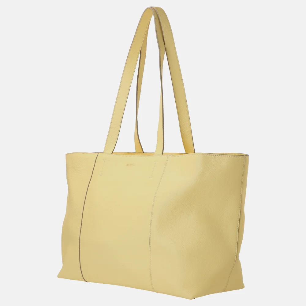 Loulou Essentiels Valerie shopper sorbet yellow bij Duifhuizen