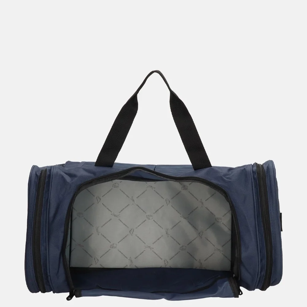 Enrico Benetti Amsterdam weekendtas blauw bij Duifhuizen