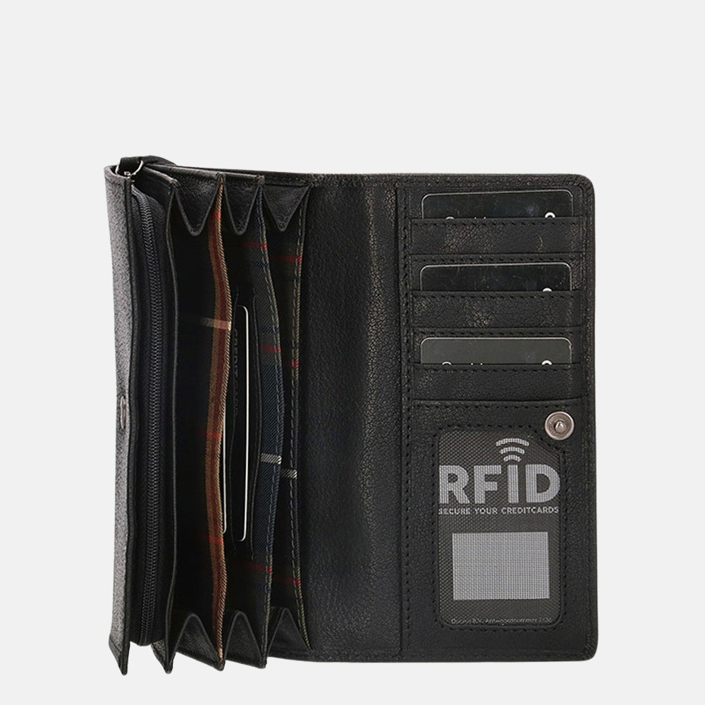 Micmacbags Legacy portemonnee black 002447Zwart