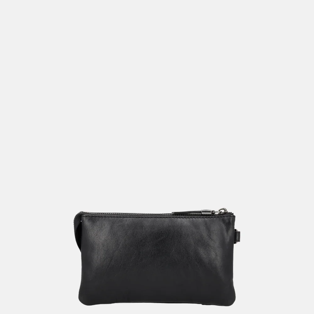 Hide & Stitches Porto crossbody tas black bij Duifhuizen