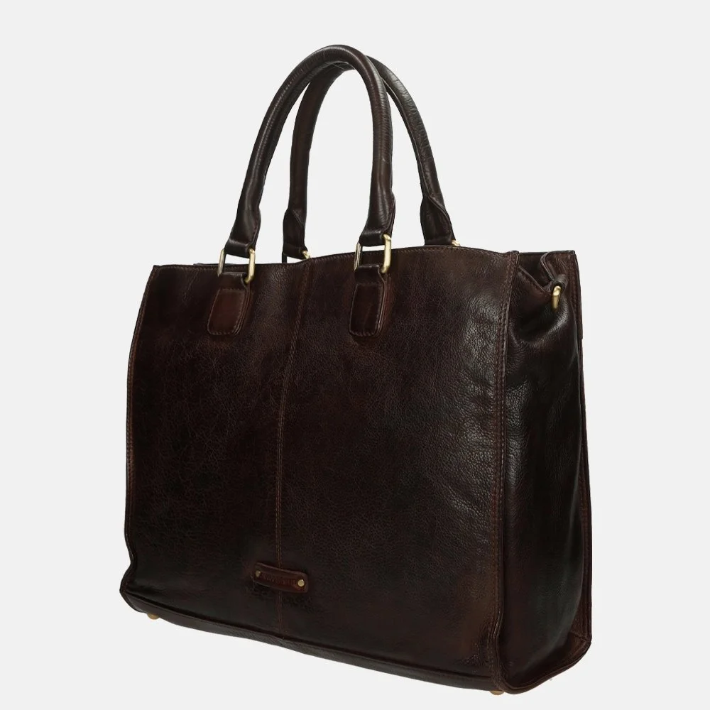 Enrico Benetti laptoptas 15 inch bruin bij Duifhuizen