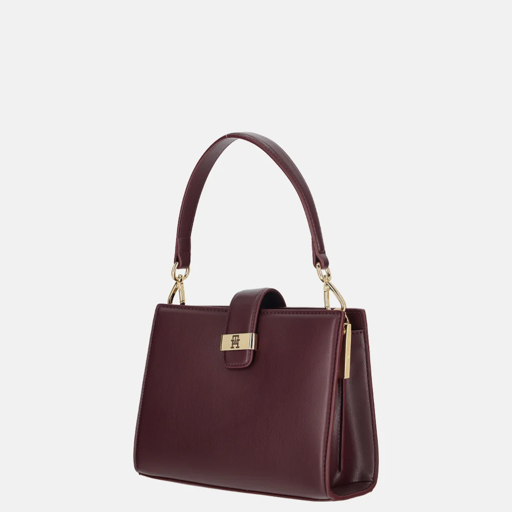 Tommy Hilfiger Heritage mini satchel handtas marzemino bij Duifhuizen