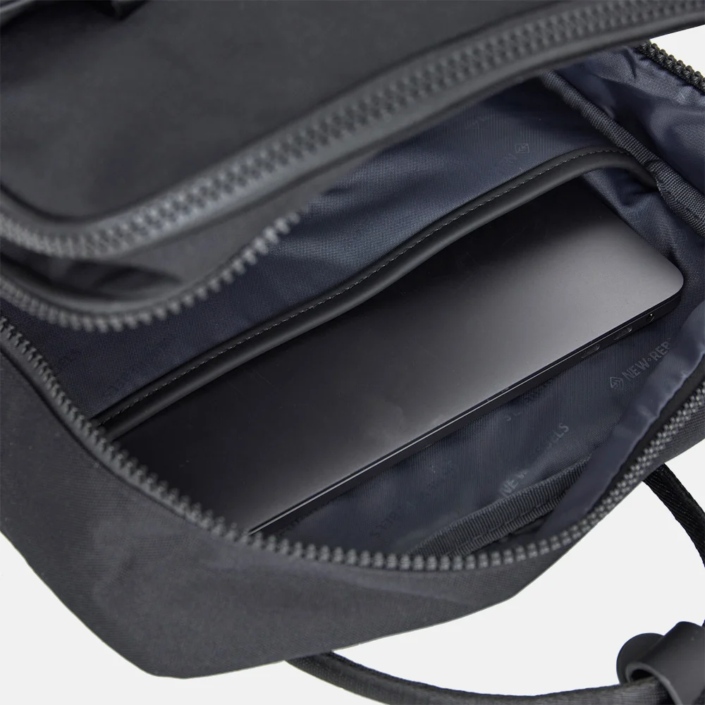 New Rebels Bruce laptoprugzak 15 inch zwart bij Duifhuizen