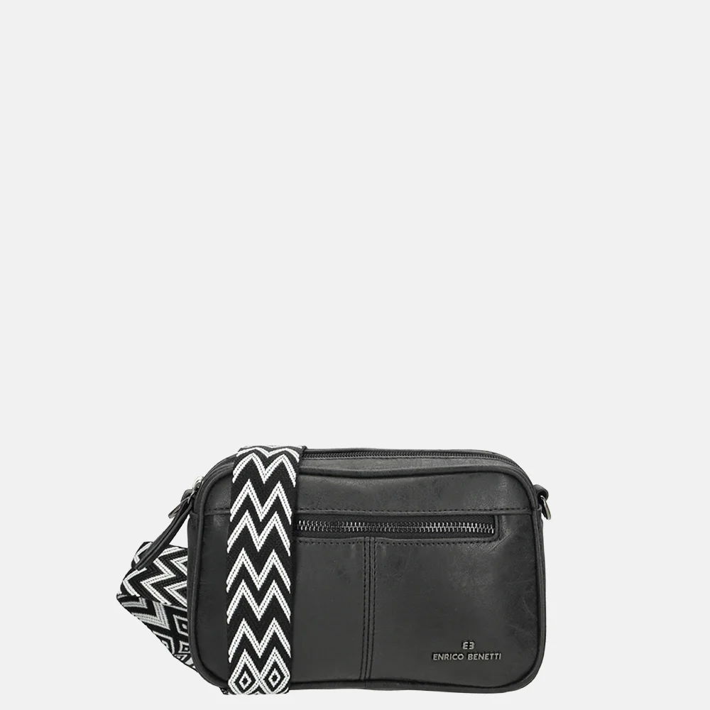 Enrico Benetti Stacey crossbody tas zwart bij Duifhuizen