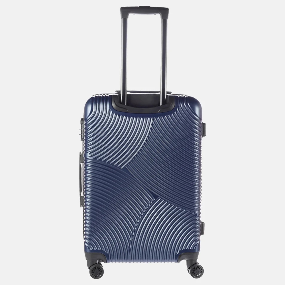 Enrico Benetti Louisville koffer 65 cm blauw bij Duifhuizen