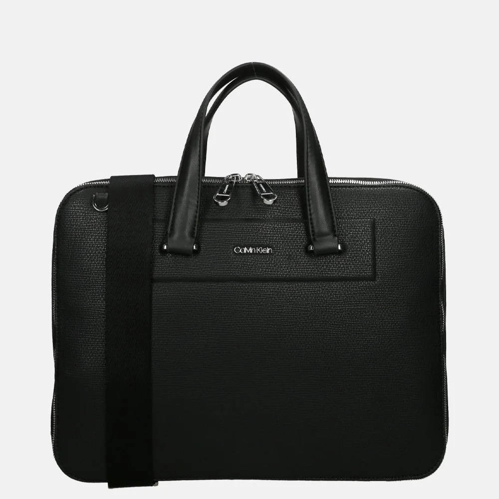 Calvin Klein Minimalism slim laptoptas black