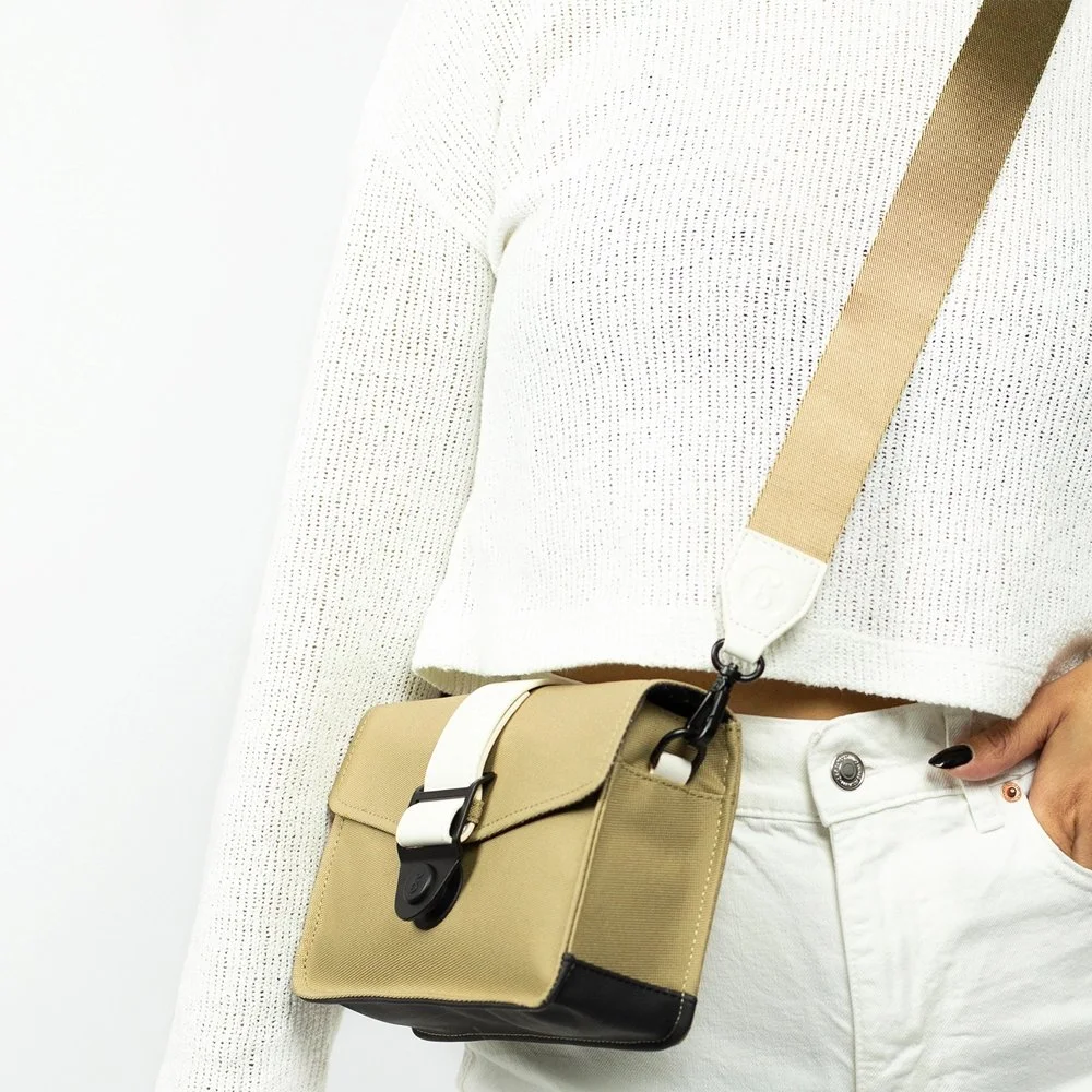 Bold Banana crossbody tas S olive ivory bij Duifhuizen