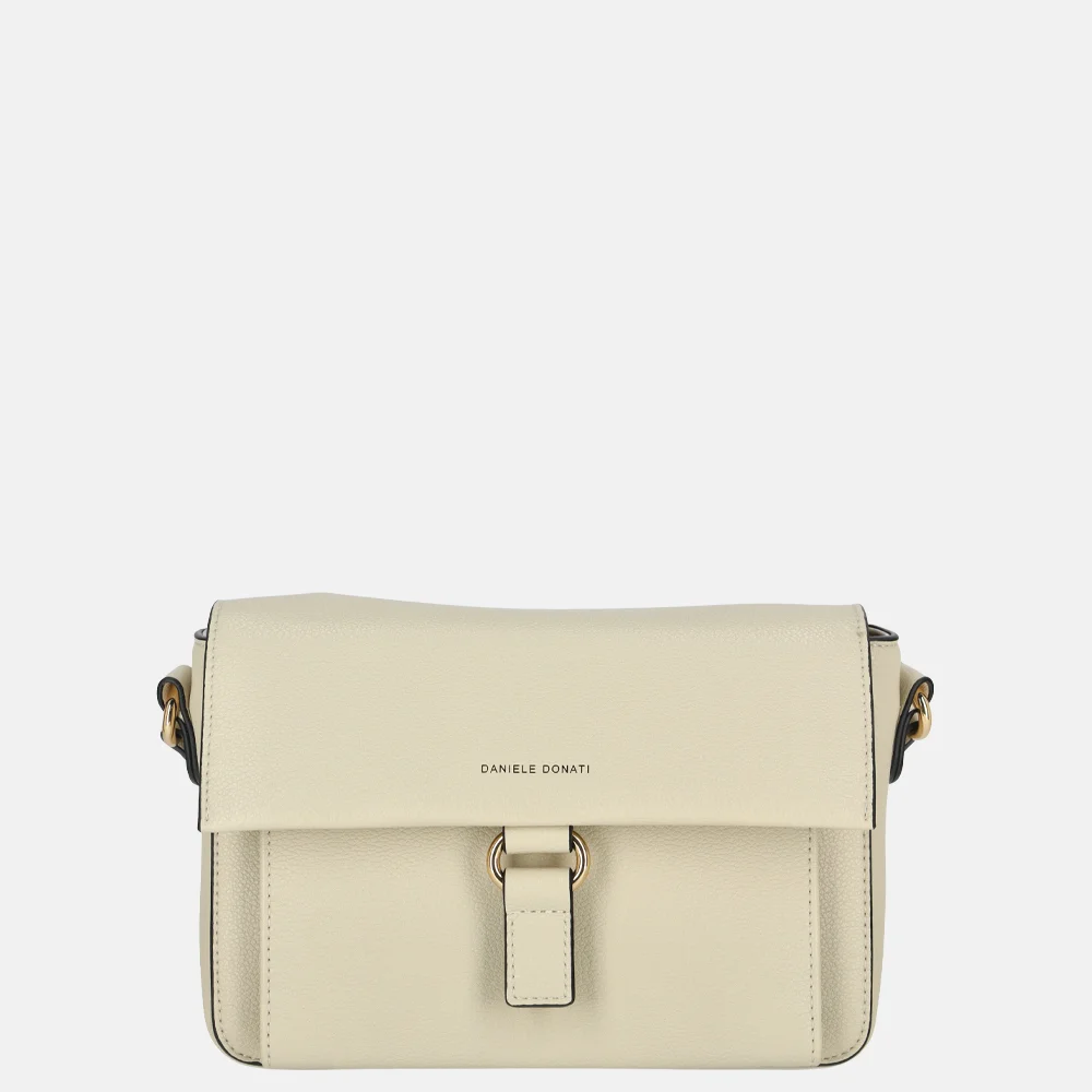 Daniele Donati crossbody tas lichtbeige bij Duifhuizen