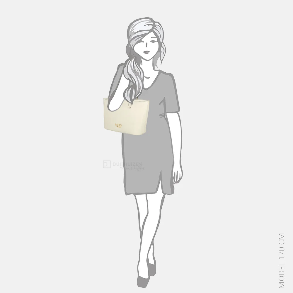 Liu Jo Evrim shopper S cream bij Duifhuizen