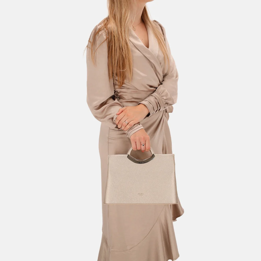 Charm London handtas beugel goud bij Duifhuizen