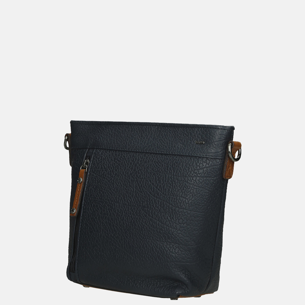 Berba Chamonix crossbody tas navy bij Duifhuizen