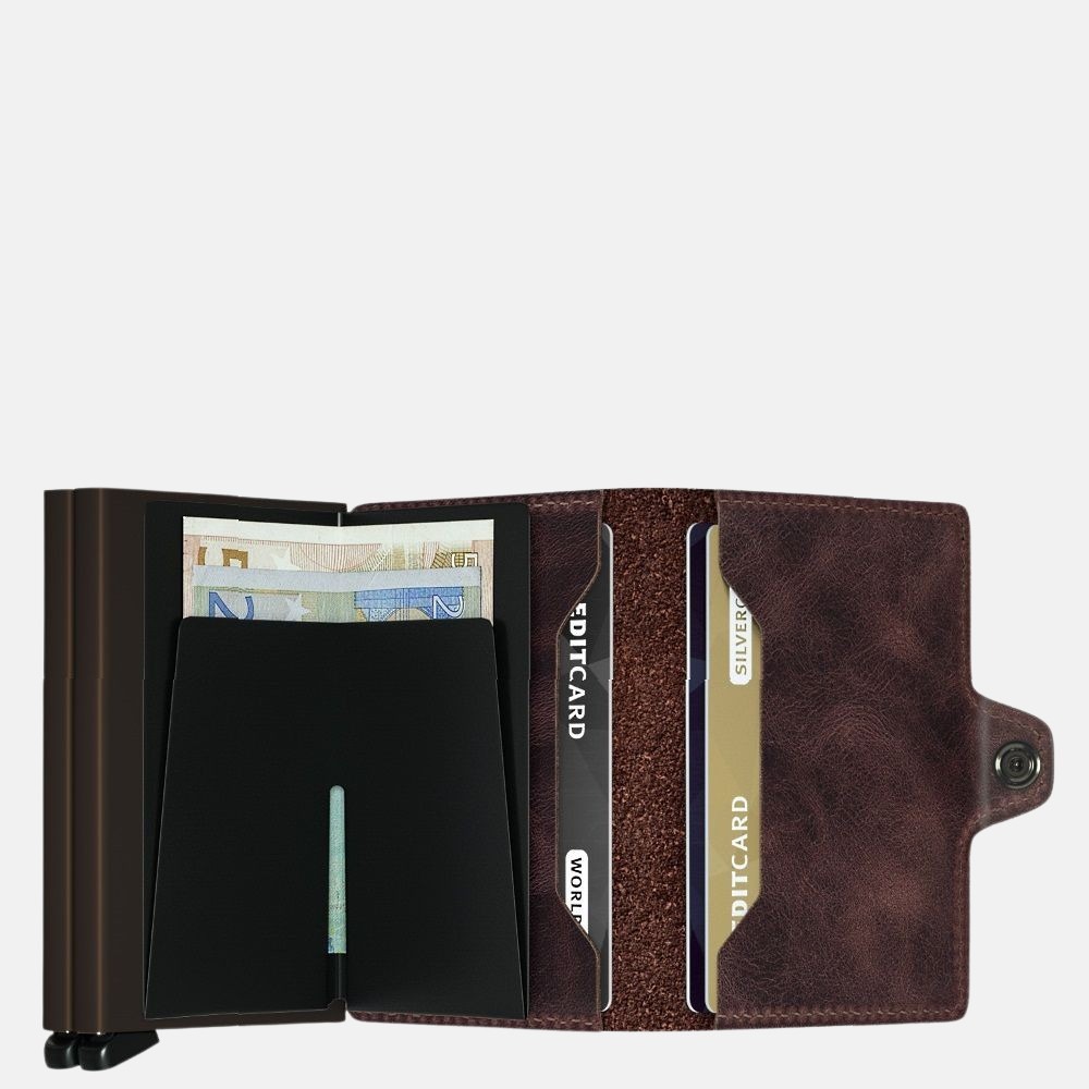 Secrid Twinwallet pasjeshouder vintage chocolate bij Duifhuizen