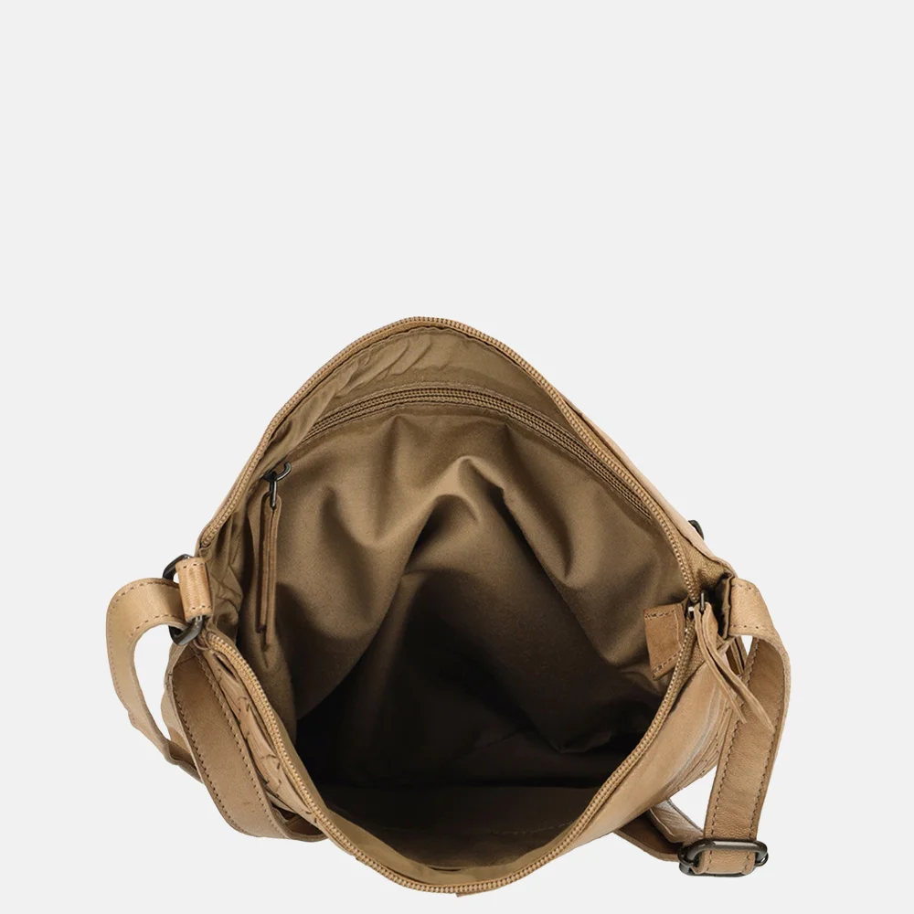 Enrico Benetti Sicily crossbody tas lichttaupe bij Duifhuizen