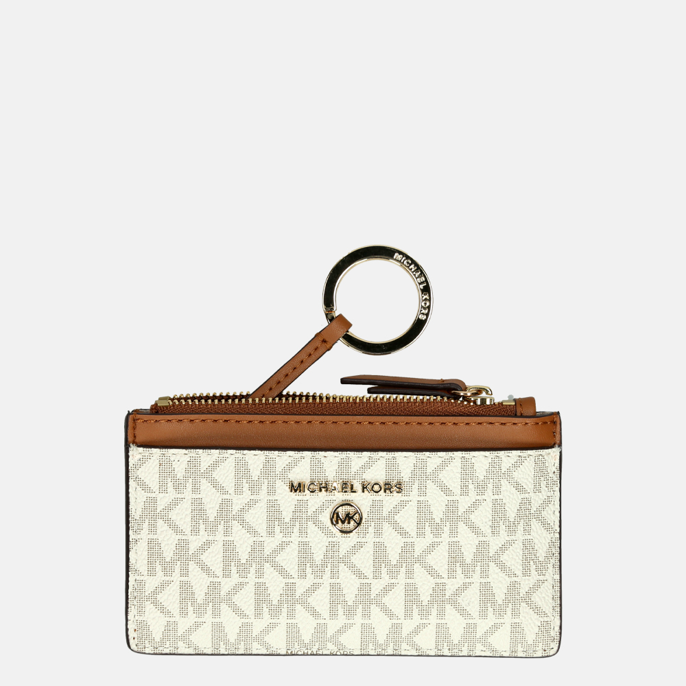 Michael Kors Jet Set Charm pasjeshouder S vanille/acorn bij Duifhuizen