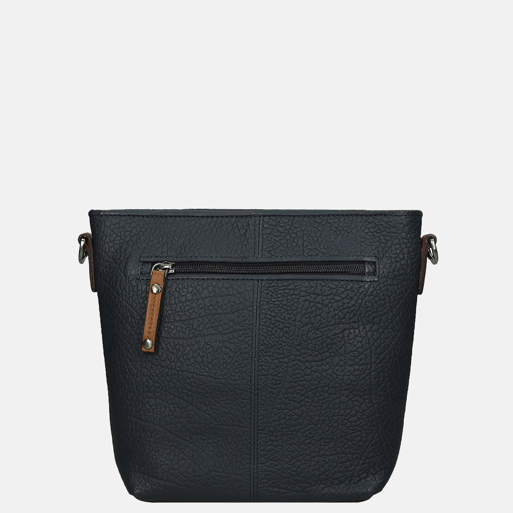 Berba Chamonix crossbody tas navy bij Duifhuizen