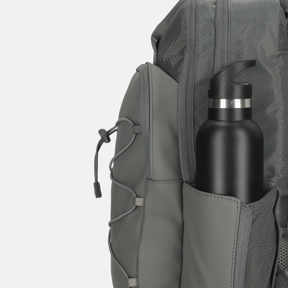 New Rebels Trondheim rugzak 15 inch antracite bij Duifhuizen