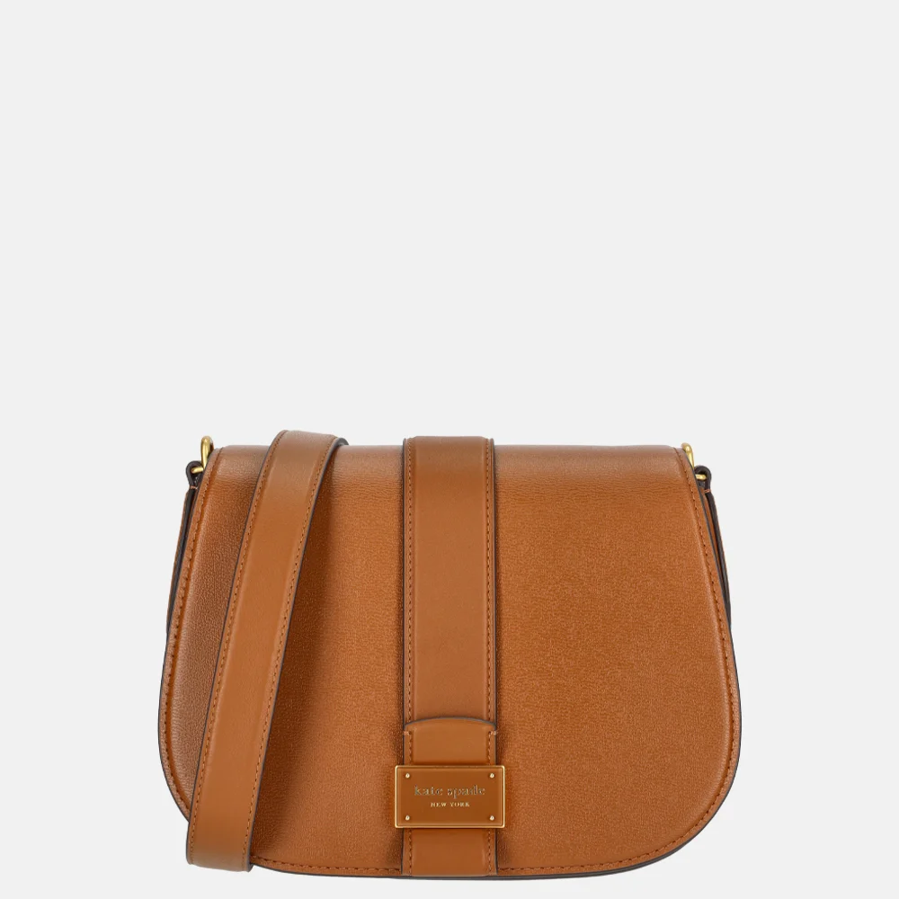Kate Spade Noveau Saddle schoudertas cavern clay bij Duifhuizen