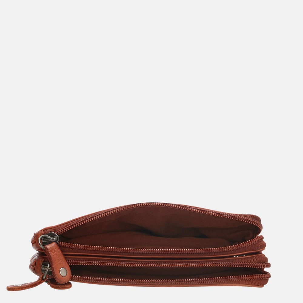 Old West Paint Rock portemonnee cognac bij Duifhuizen