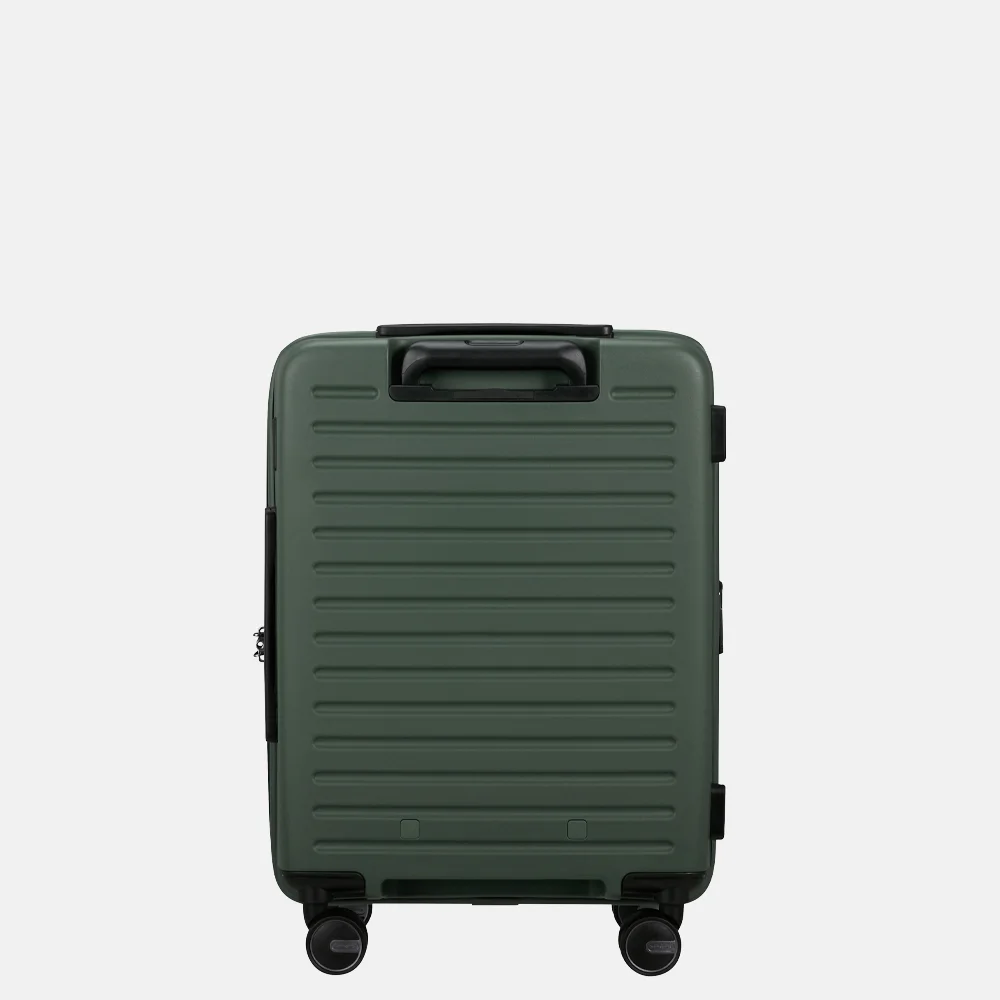 Samsonite Restackd handbagage koffer 55 cm uitbreidbaar sage bij Duifhuizen