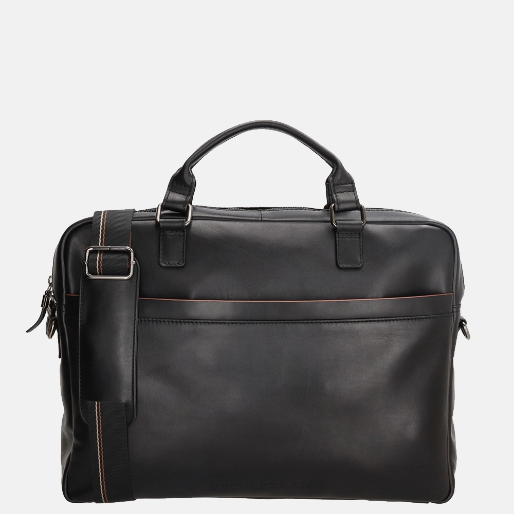 Micmacbags Le Mans laptoptas zwart