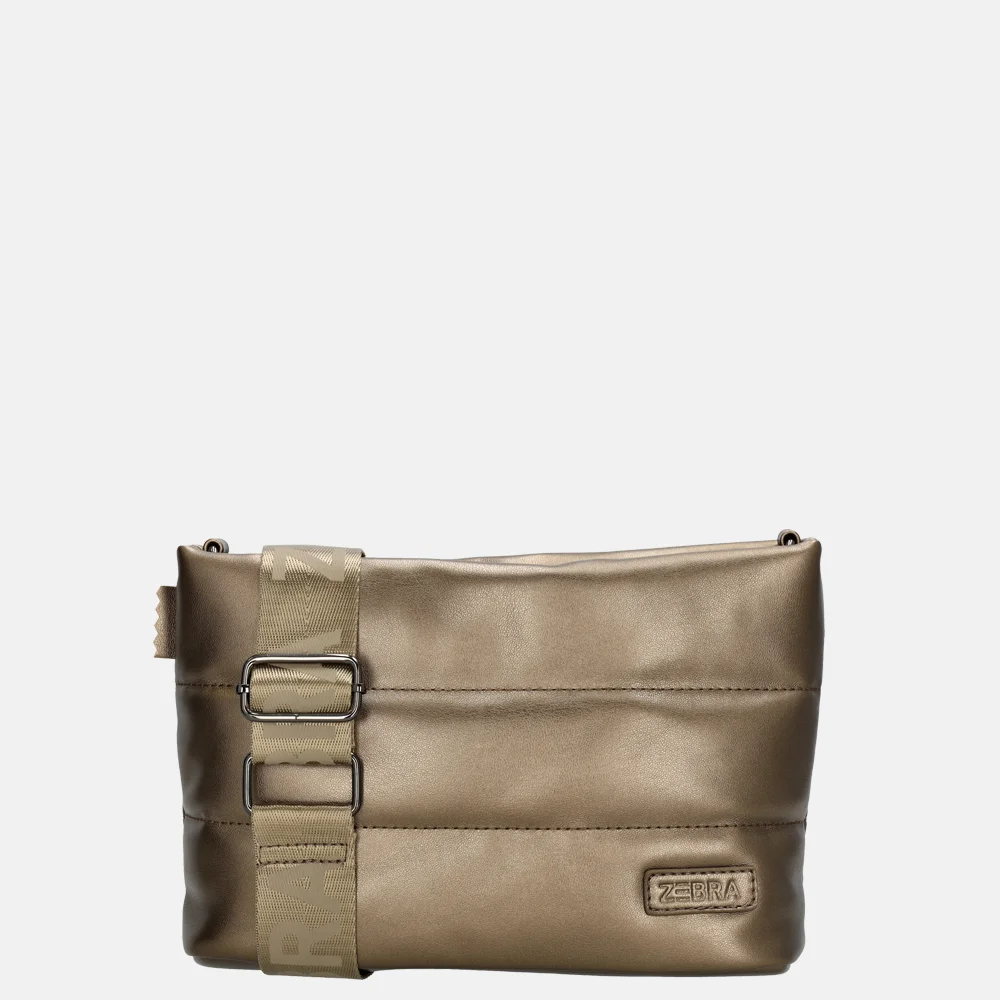 Zebra Trends Evie crossbody tas brons bij Duifhuizen