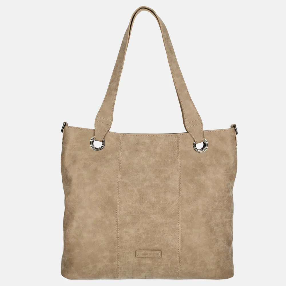 Enrico Benetti Josie shopper middentaupe bij Duifhuizen