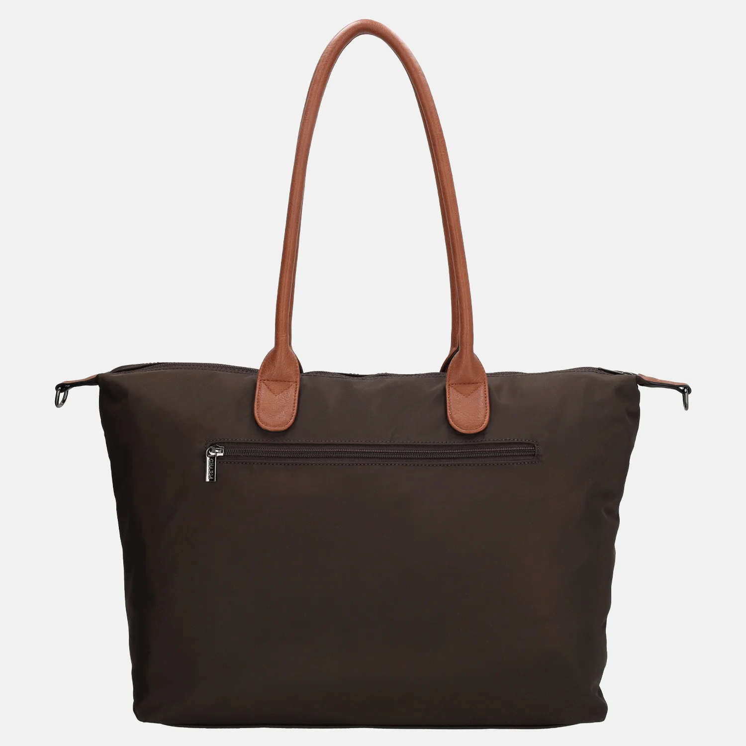 Charm London Buckingham shopper met 15.6 inch laptopvak L donkerbruin bij Duifhuizen
