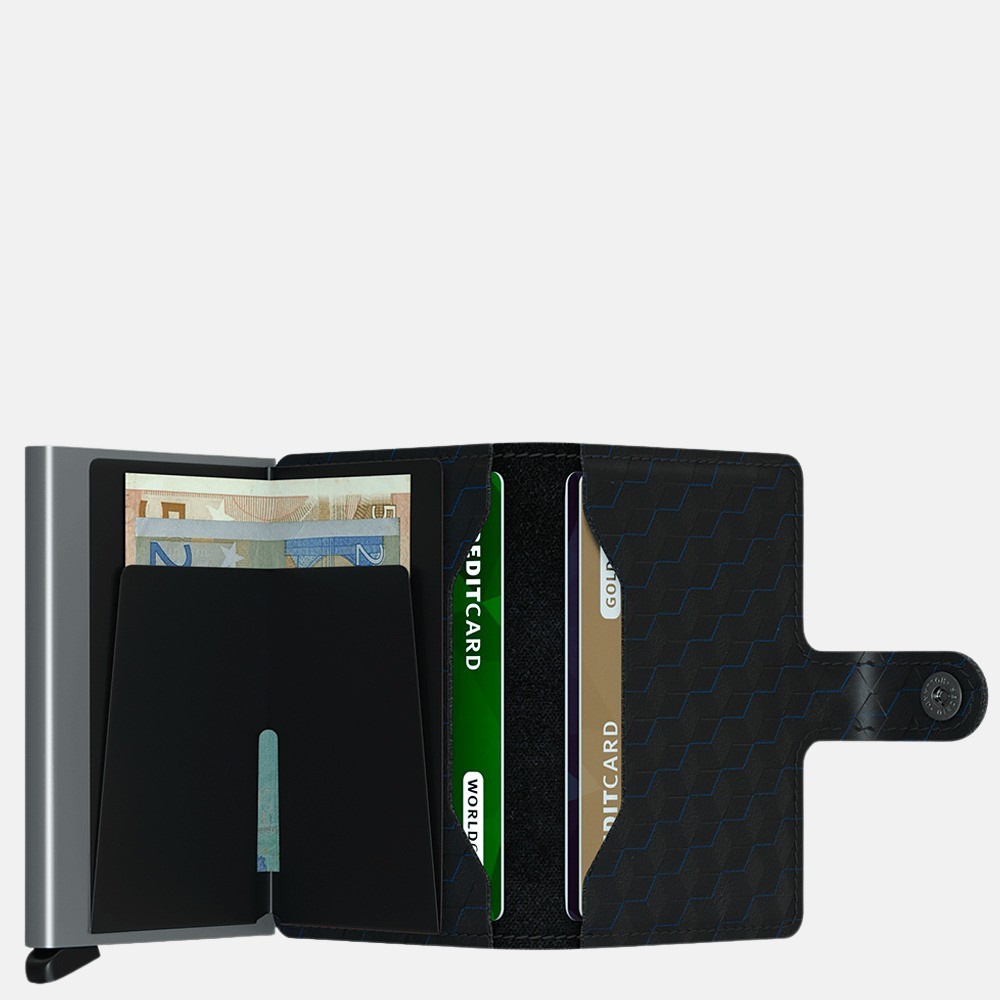 Secrid Miniwallet pasjeshouder optical black titanium bij Duifhuizen