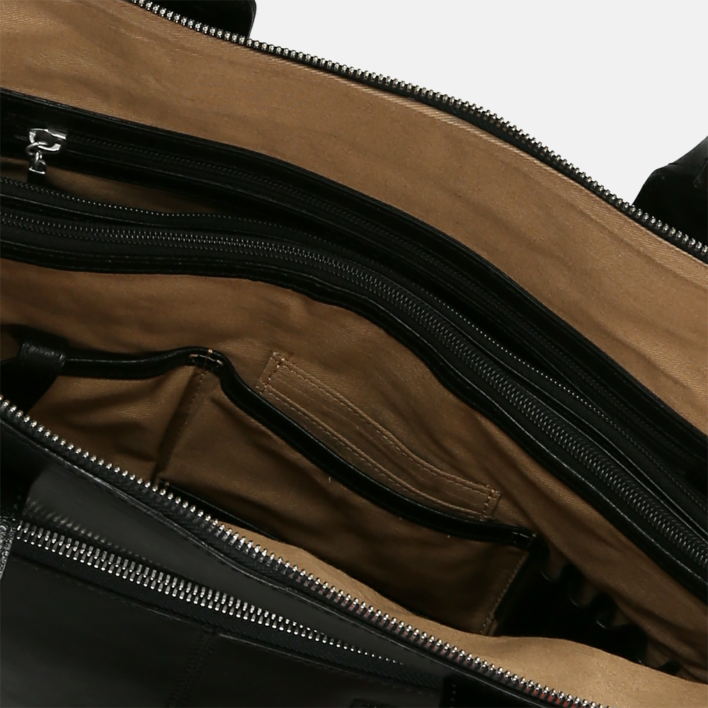 Claudio Ferrici Legacy laptoptas 13.3 inch black bij Duifhuizen