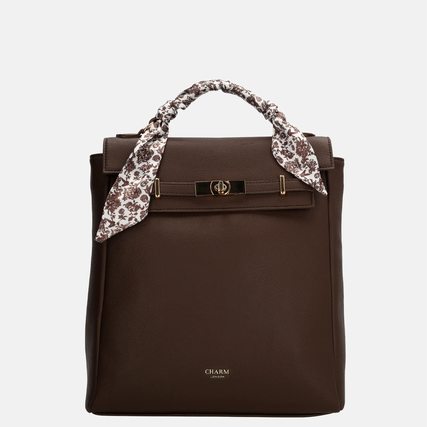 Charm London Hamptons rugzak M donkerbruin