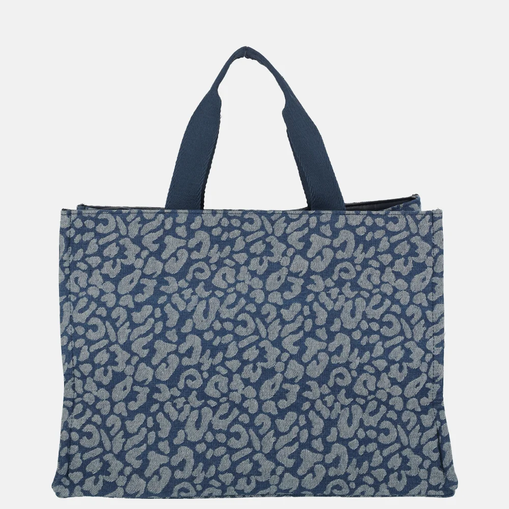 Liu Jo soft handtas logo denim blue bij Duifhuizen