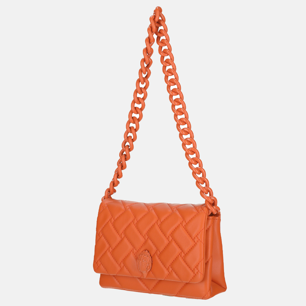 Kurt Geiger mini Kensington crossbody tas orange bij Duifhuizen