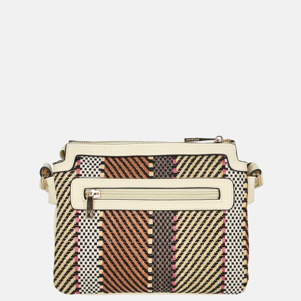 Bulaggi Sapphire crossbody tas creme bij Duifhuizen