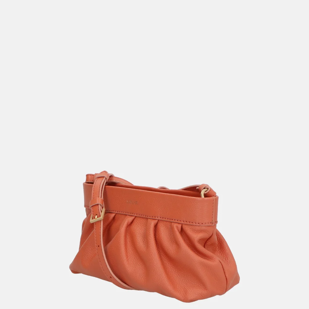 Loulou Essentiels Sophie crossbody tas apricot bij Duifhuizen
