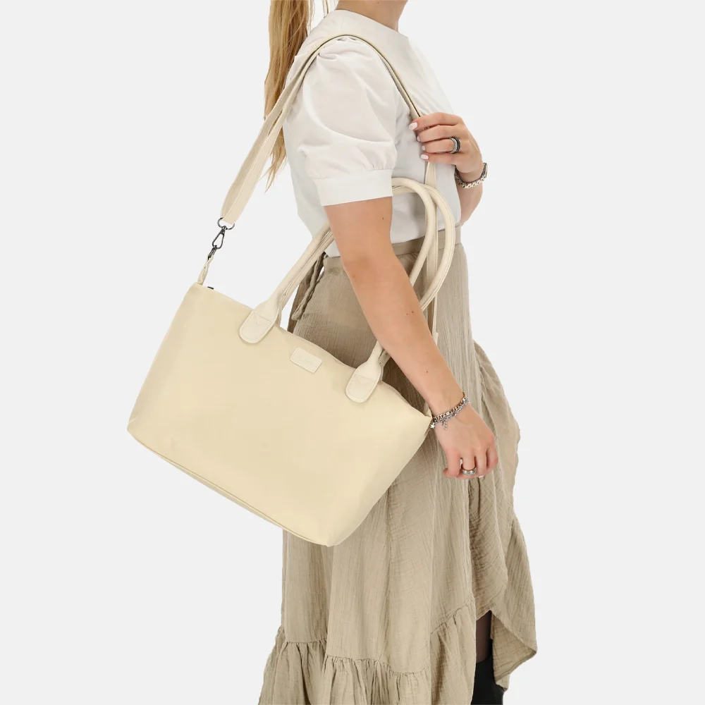 Charm London Buckingham Mono shopper M creme bij Duifhuizen