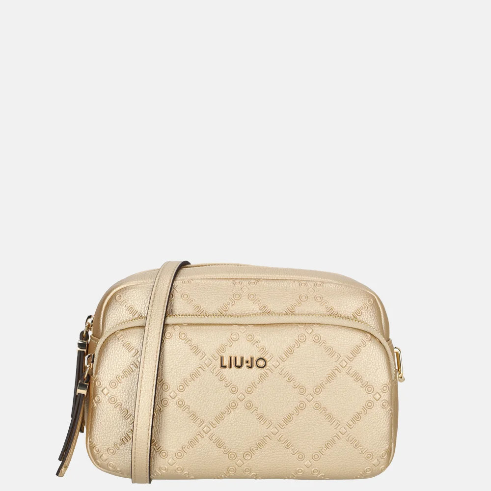 Liu Jo Adonide crossbody tas light gold bij Duifhuizen