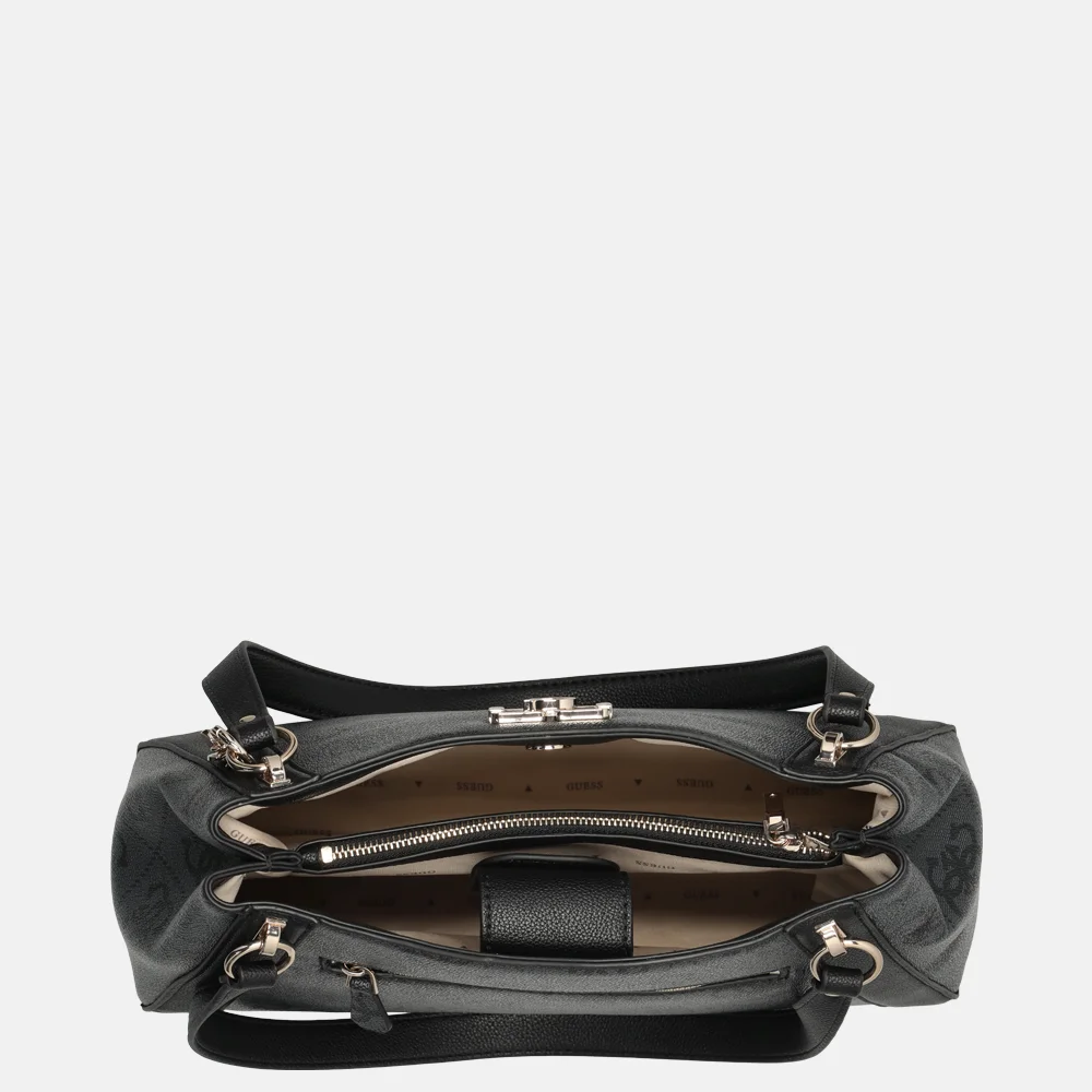 Guess Karnilla handtas coal logo bij Duifhuizen