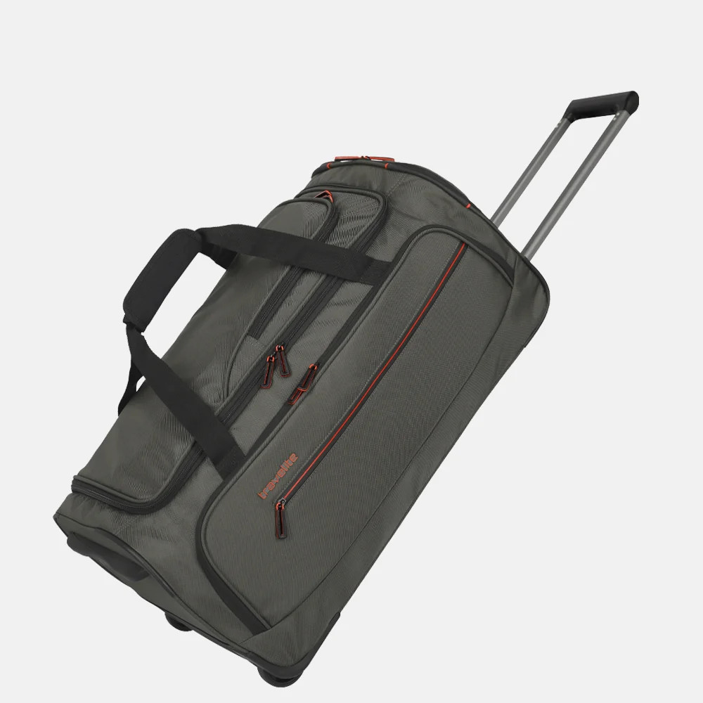 Travelite Crosslite 5.0 reistas op wielen M dark olive bij Duifhuizen