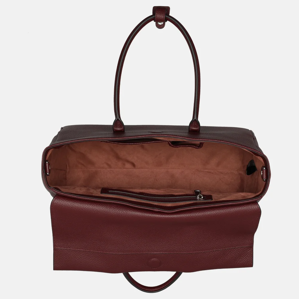 Smaak Amsterdam Barbra handtas XL bordeaux bij Duifhuizen