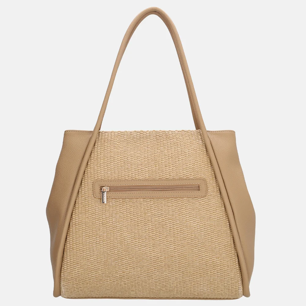 Charm London Paris shopper riet lichttaupe bij Duifhuizen