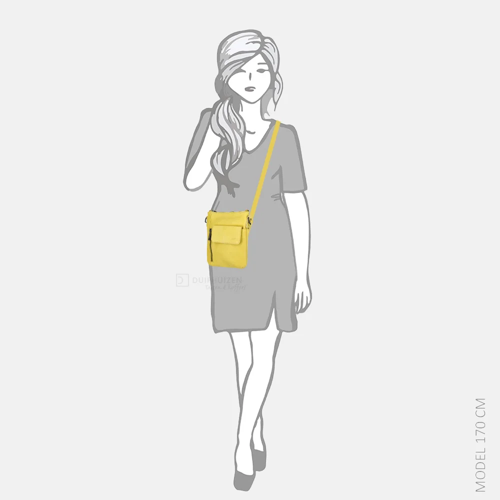 Bear Design Davide crossbody tas yellow bij Duifhuizen