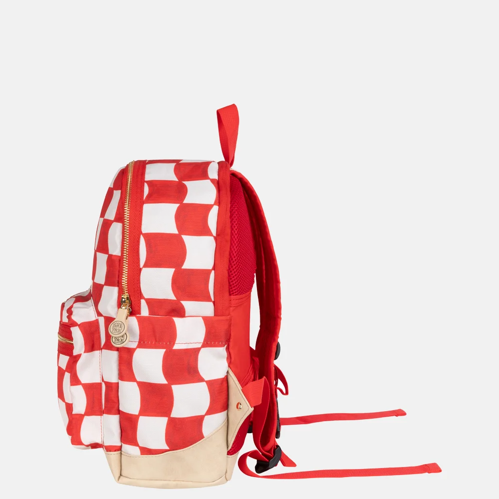 Pick & Pack Check it out kinderrugzak M red bij Duifhuizen