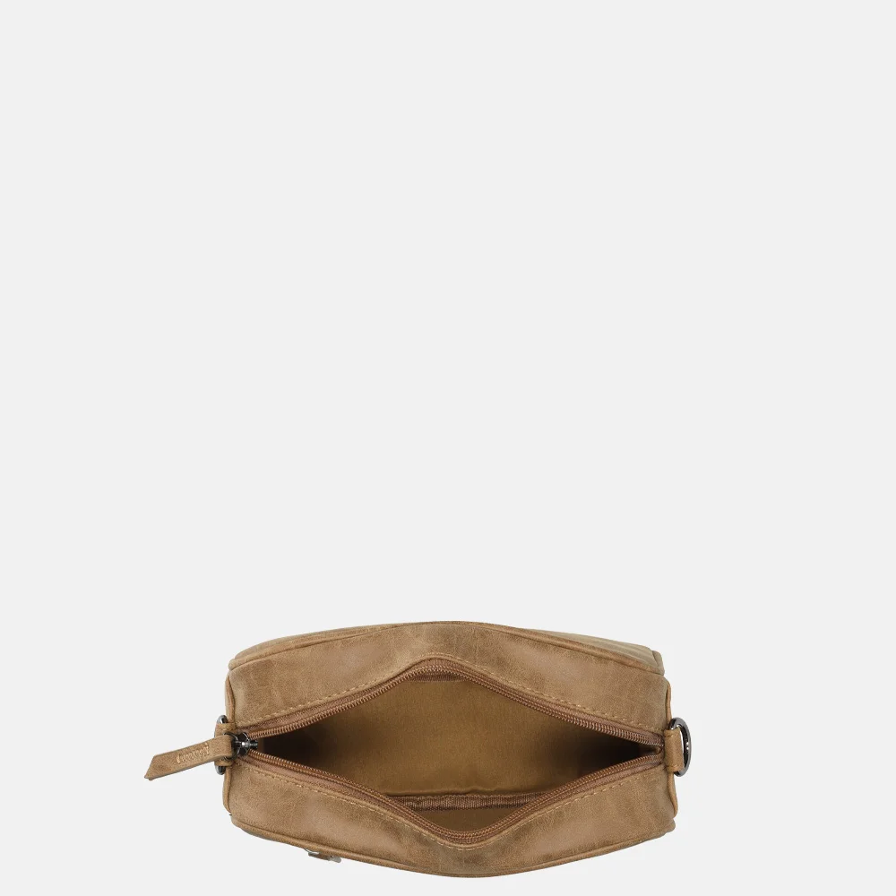 Enrico Benetti Indy crossbody tas camel bij Duifhuizen