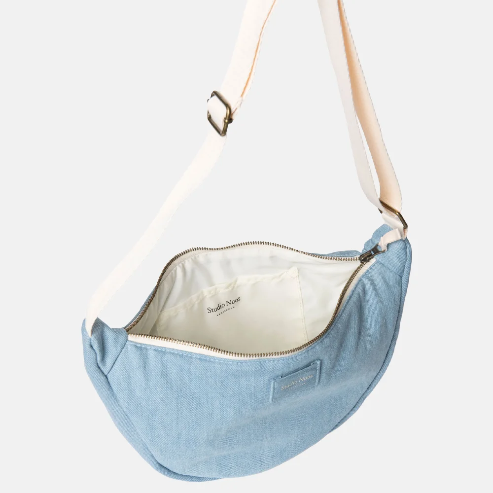 Studio Noos Denim Solid adult fanny pack denim bij Duifhuizen
