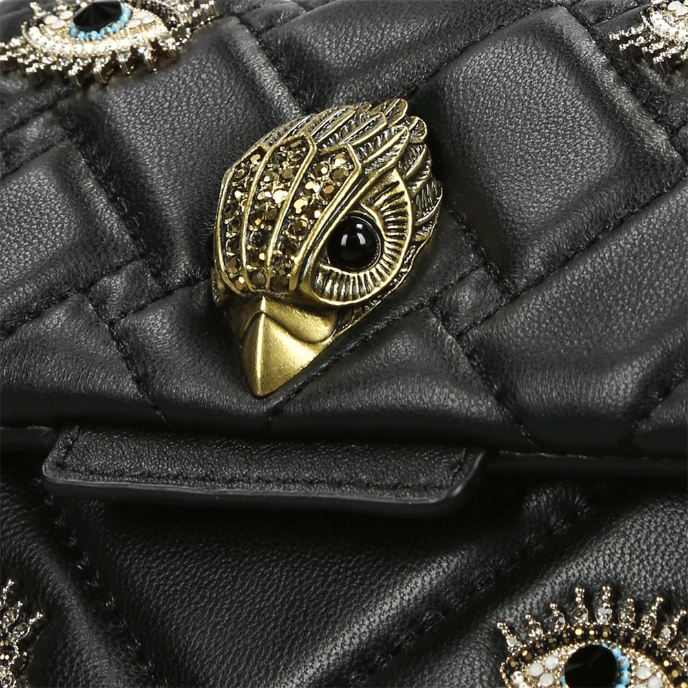 Kurt Geiger Kensington Bag Eye schoudertas medium black bij Duifhuizen
