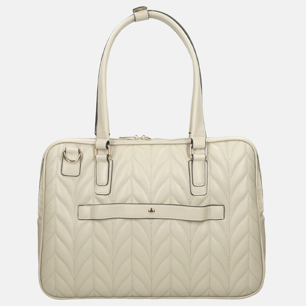 Olivia Lauren laptoptas creme bij Duifhuizen