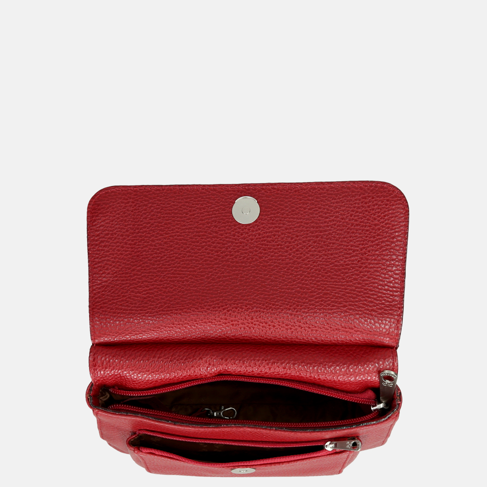 Gigi Fratelli Romance crossbody tas  red bij Duifhuizen