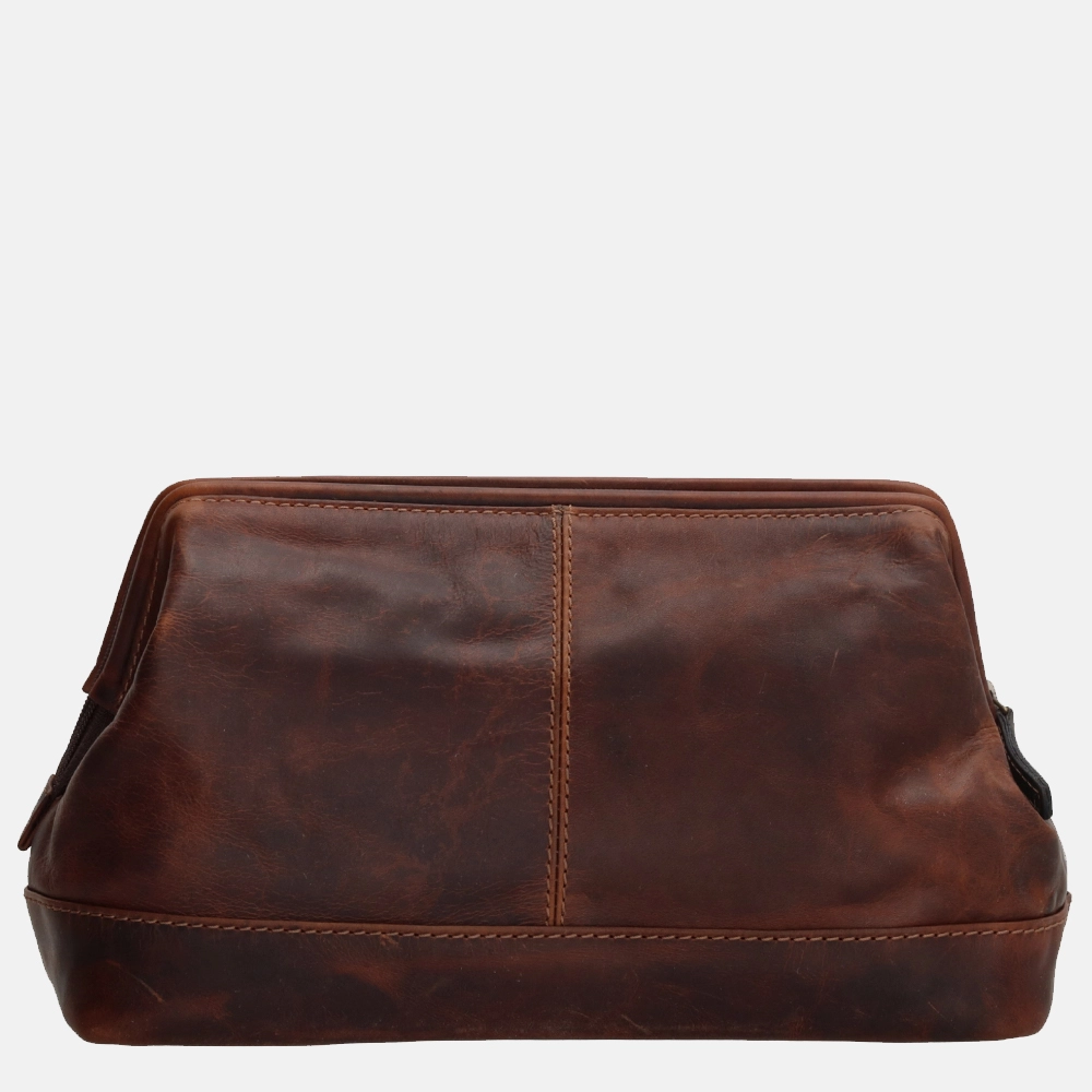 Hide & Stitches beugeltoilettas brown bij Duifhuizen