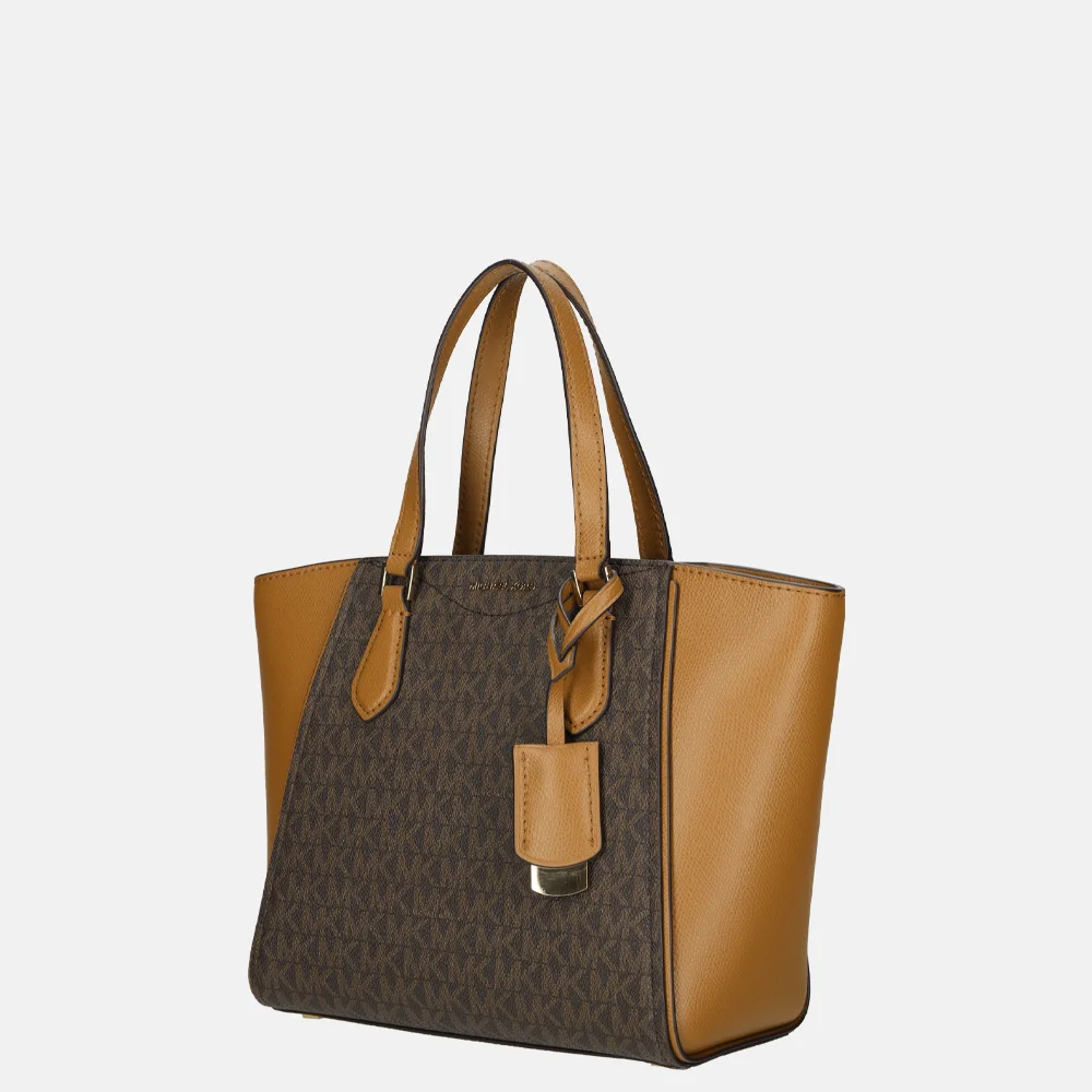 Michael Kors Taryn handtas brown/acorn bij Duifhuizen