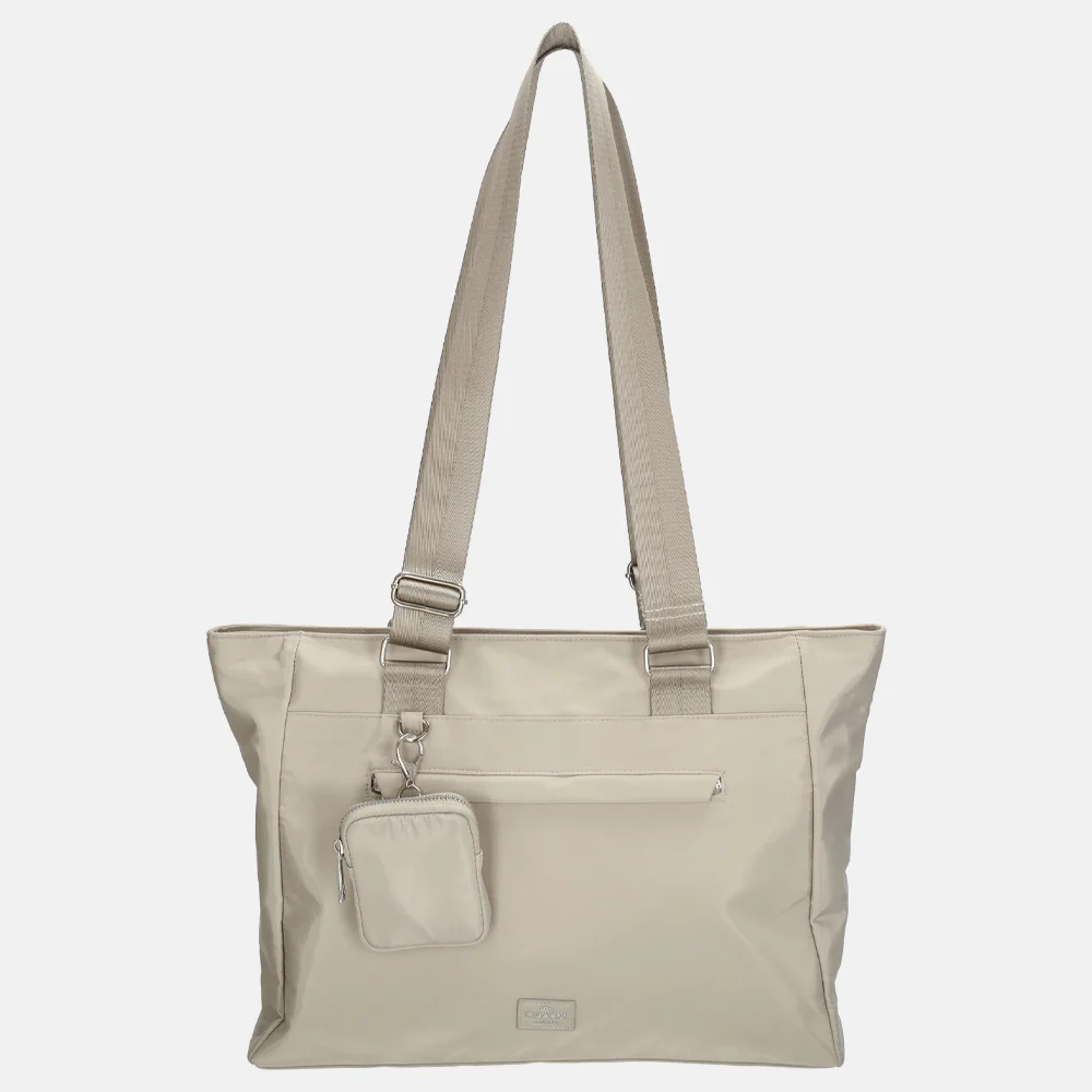 Charm London shopper licht grijs